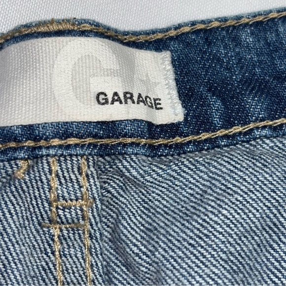 Garage Denim Festival Distress High Waist Jean Shorts Size 11 - Picture 3 of 10